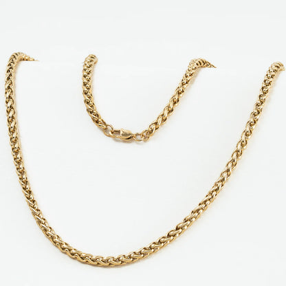 Cadena Tejido Trigo Unisex