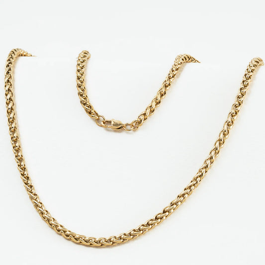 Cadena Tejido Trigo Unisex